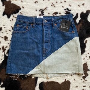 NWT Levi’s Premium Patchwork Skirt